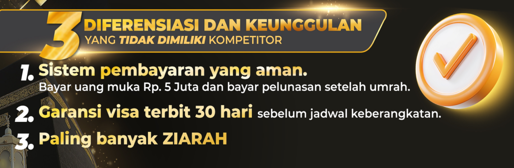 3 Keunggulan salam travel dibanding Agen umroh lain